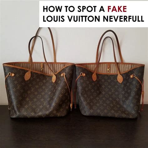 difference in real and fake louis vuitton|louis vuitton neverfull knockoff.